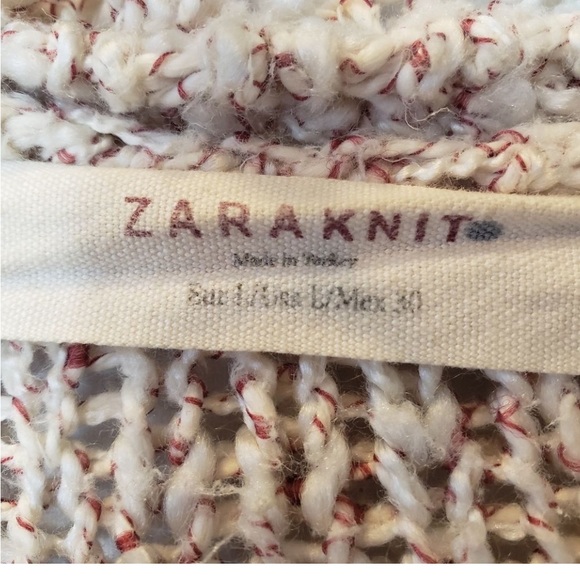 Zara fringe cardigan Sz L - Picture 4 of 6